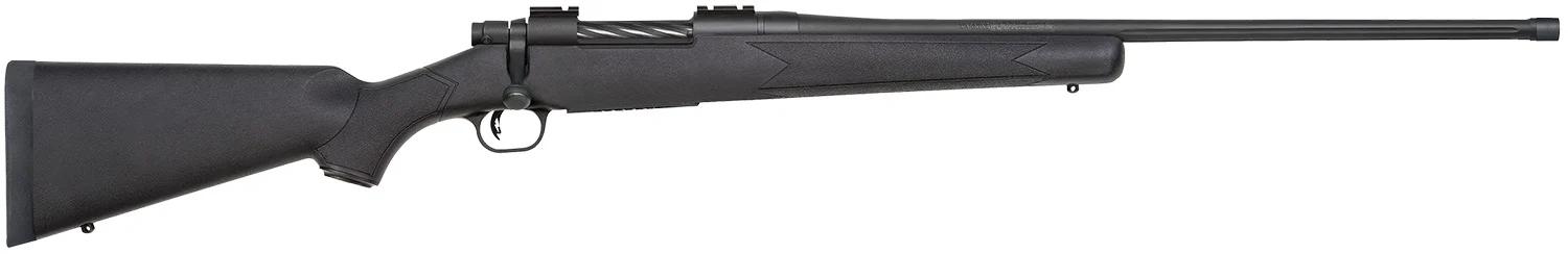 Mossberg 28131 Patriot  Full Size 7mm Rem 3+1 24" Matte Blued Fluted Threaded Barrel