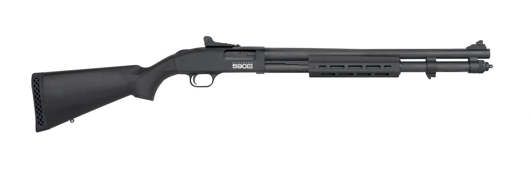 MOSSBERG 590S TACTICAL 12G 20" 13+1RD BLK GHOST RING SIGHT