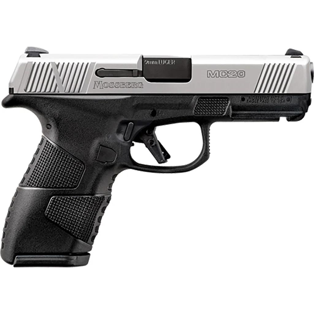 Mossberg MC-2C Pistol 9mm 3.4 in Two-Tone Crossbolt Safety 13 & 15 + 1rd