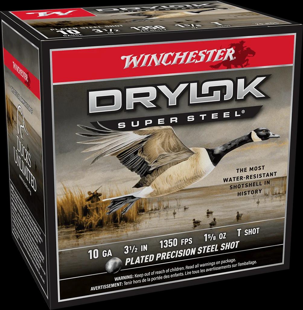 WINCHESTER DRYLOK SUPER STEEL 10 GA 3-1/2" T  1-5/8 OZ 25 RD/BX 10 BX/CS