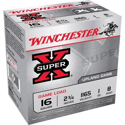 SUPER-X 16 GAUGE 2-3/4'' 1 OZ #8 SHOT 25/BOX