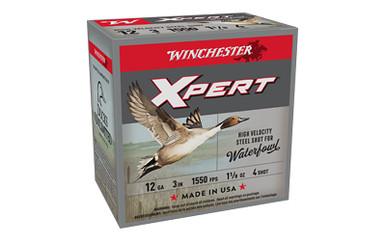 WINCHESTER XPERT HV STL 12GA 3 #4 25/250