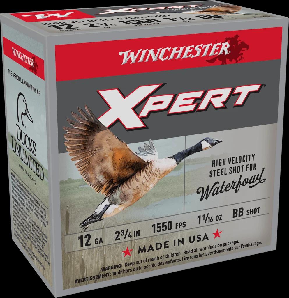 WINCHESTER SUPER X XPERT 12 GA 2-3/4" BB HV STEEL  1-1/16 OZ 25 RD/BX 10 BX/CS