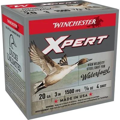 XPERT WATERFOWL 20 GAUGE 3'' 7/8 OZ #4 SHOT 25/BOX