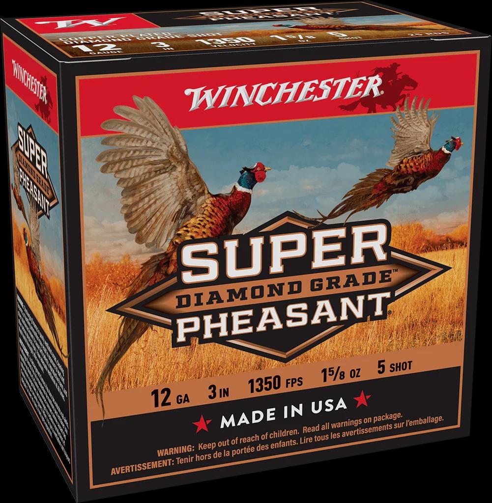 WINCHESTER SUPER PHEASANT DIAMOND GRADE 12 GA 3" #5  1-5/8 OZ 25 RD/BX 10 BX/CS