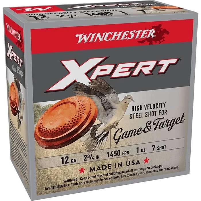 WINCHESTER SUPER X XPERT 12 GA 2-3/4" LSZ 1 OZ #7 STL HV 25 RD/BX 10 BX/CS