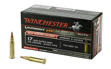 WINCHESTER VARMINT HV 17WSM 20GR PT 50/500