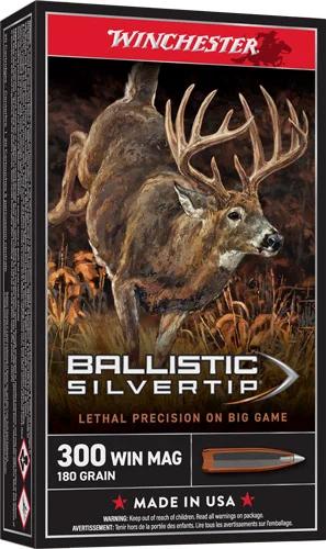 WINCHESTER SUPREME 300 WIN MAG - 180GR SILVERTIP 20RD 10BX/CS