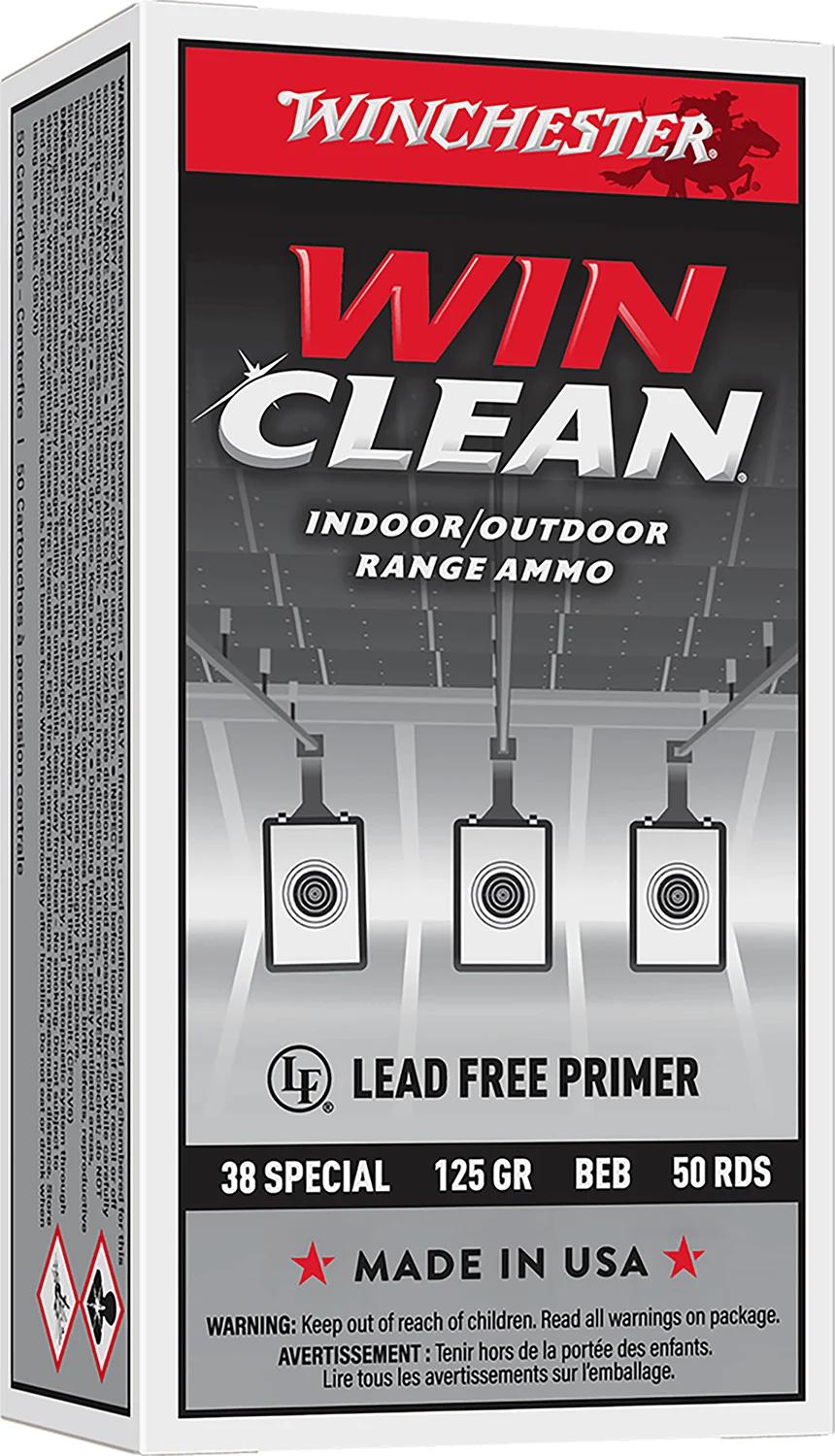 Winchester Ammo WC381 Super X  38Special 125gr Winclean Brass Enclosed Base 50 Per Box/10 Case