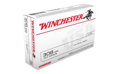 WINCHESTER USA TRGT 308WINCHESTER 147GR FMJ 20/200