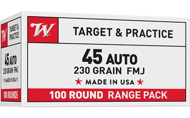 WINCHESTER USA 45ACP 230GR FMJ 100/500