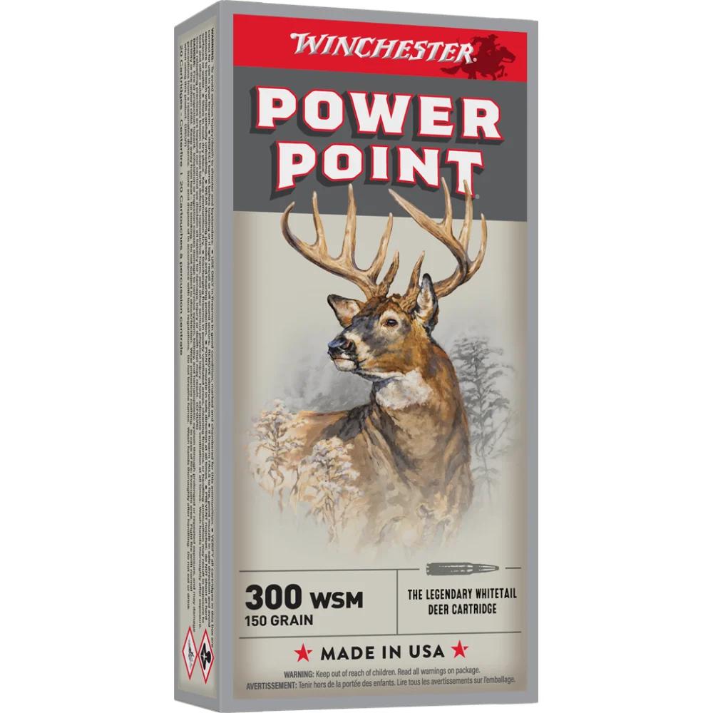 Winchester Super-X Power Point Rifle Ammunition .300 WSM 150 gr. PSP 3270 fps 20/ct