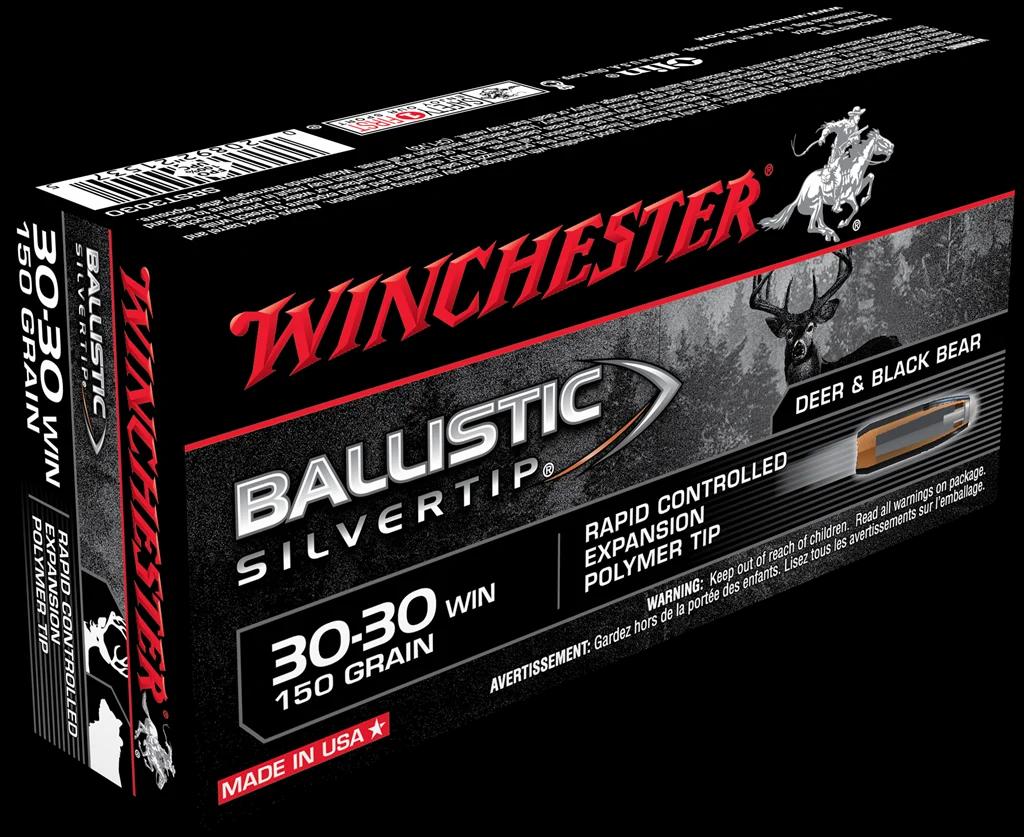 WINCHESTER BALLISTIC SILVERTIP 30-30 150GR 20RD BX 200RD CASE