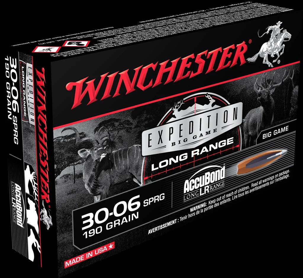WINCHESTER EXPEDITION BIG GAME 30-06 190 GR ACCUBOND LR 20RD BX 200RD CASE