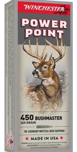 WINCHESTER SUPER-X 450 BM - 260GR POWER POINT 20RD 10BX/CS
