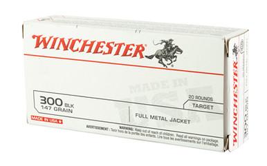 WINCHESTER USA 300 BLK 147GR FMJ 20/200