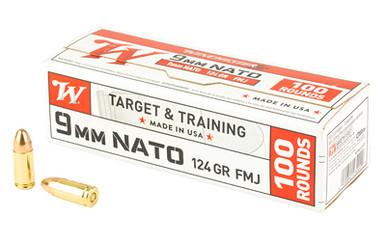 WINCHESTER USA 9MM NATO 124GR FMJ 100/1000