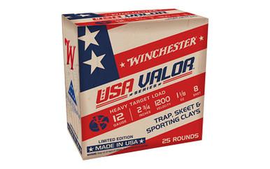 WINCHESTER USA VALOR 12GA 2.75 #8 25/250