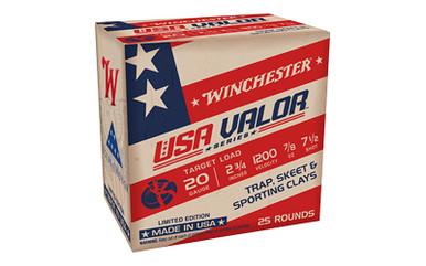 WINCHESTER USA VALOR 20GA 2.75 #7.5 25/250