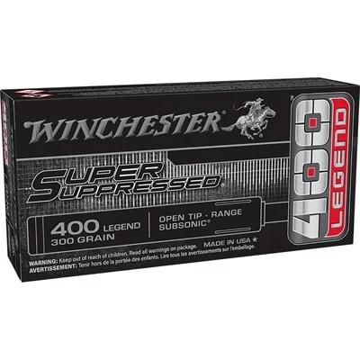 SUPPER SUPPRESSED 400 LEGEND 300GR FMJ OPEN-TIP 20/BOX