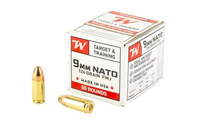 WINCHESTER USA 9MM NATO 124GR FMJ 50/1000