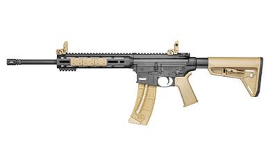 SMITH & WESSON, S&W M&P15-22 22LR 16 25RD FDE THRD, 22 LR