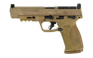 S&W M&P 2.0 9MM 5 17RD FDE TS OR