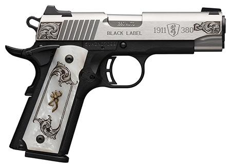 BROWNING 1911 BLACK LABEL MEDALLION 380 ACP - 023614743095