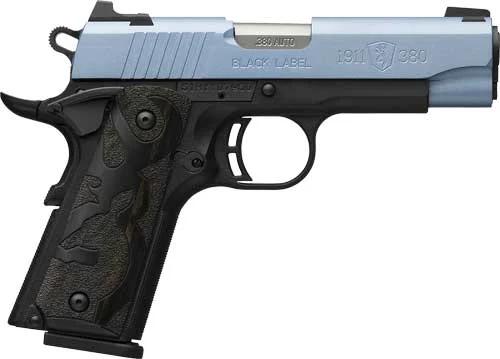 BROWNING 1911-380 BLACK LABEL - 380ACP 3.58"FS 8RD POLARBLUE
