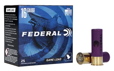 FEDERAL GAME LOAD 16GA 2 3/4 #6 25/250