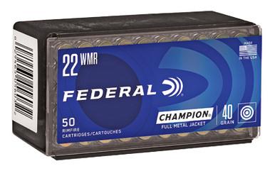 FEDERAL CHAMP 22WMR 40GR FMJ 50/3000