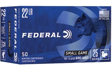 FEDERAL GMSHK 22LR #12 LD SHOT 50/2500