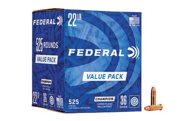 FEDERAL CHAMP 22LR 36GR CP HP 525/5250