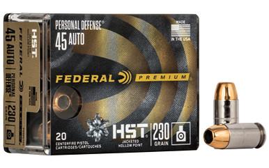 FEDERAL PRM HST 45ACP 230GR JHP 20/200