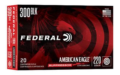 FEDERAL AE SUPPRESSOR 300BLK 220GR OT 20
