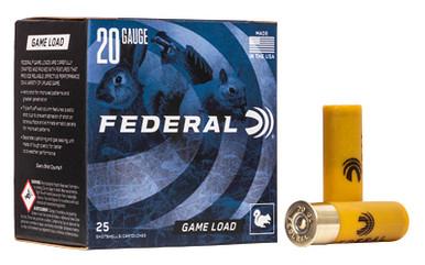 FEDERAL GAME LOAD 20GA 2 3/4 #7.5 25/