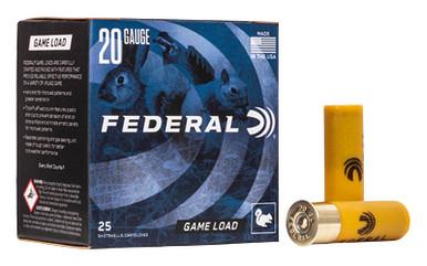 FEDERAL GAME LOAD 20GA 2 3/4 #8 25/250