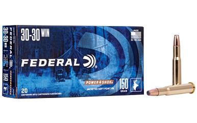FEDERAL PWRSHK 3030WN 150GR SP FN 20/200