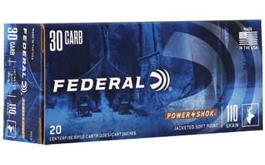 FEDERAL PWRSHK 30CARB 110GR SPRN 20/200