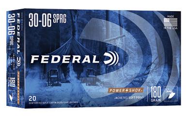 FEDERAL PWRSHK 3006 180GR SP 20/200