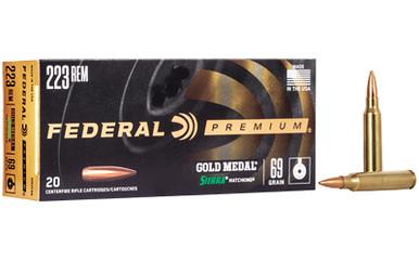 FEDERAL GOLD MDL 223REM 69GR BTHP 20/200