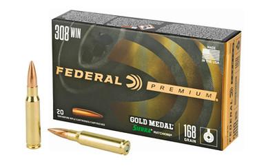 FEDERAL GOLD MDL 308WN 168GR BTHP 20/200