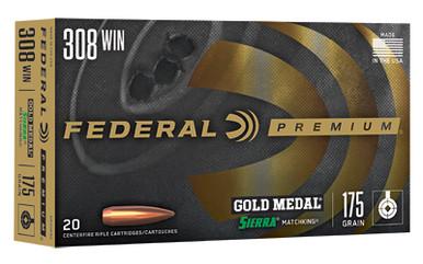 FEDERAL GOLD MDL 308WN 175GR BTHP 20/200