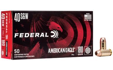 FEDERAL AM EAGLE 40SW 180GR FMJ 50/1000