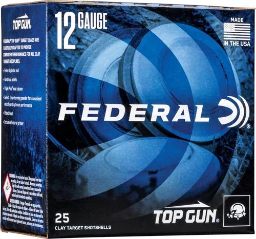 FEDERAL TOP GUN 12GA 1-1/8OZ - #8 1200FPS 250RD CASE LOT