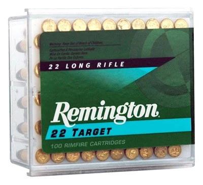 REMINGTON TARGET 22LR 40GR RN - STANDARD-VEL 100RD 50BX/CS
