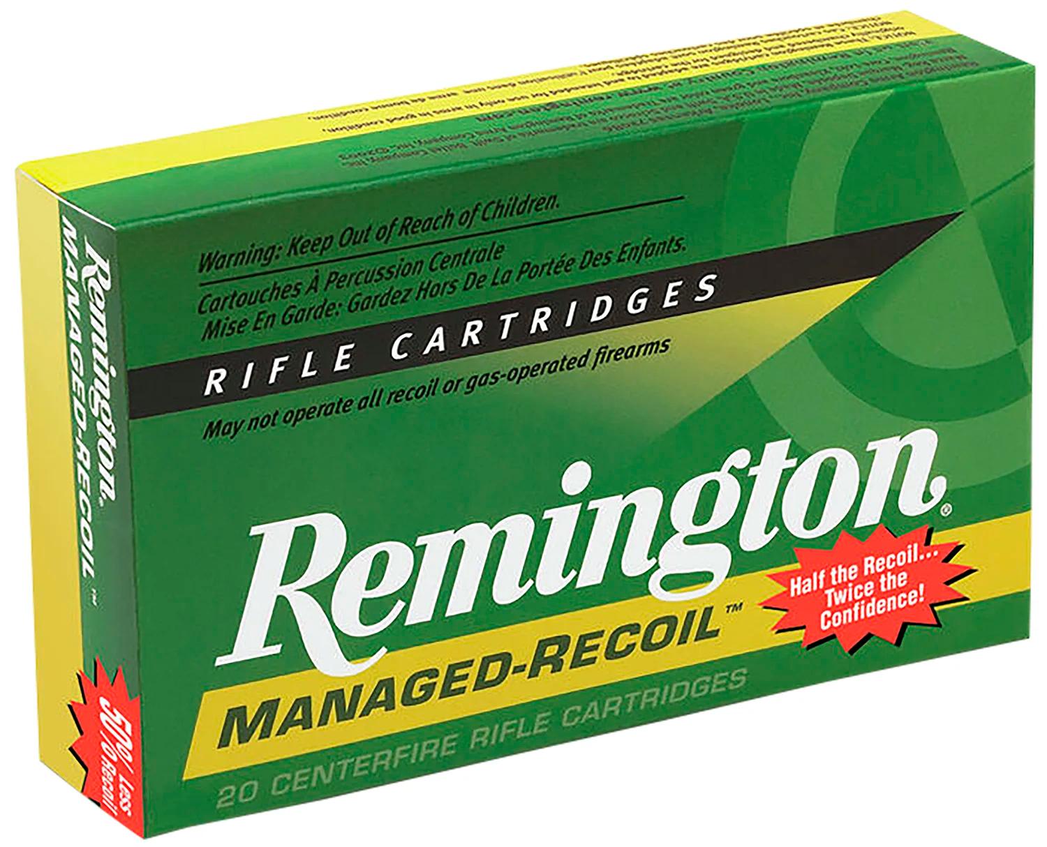 Remington Ammunition 27644 Managed-Recoil  30-30Win 125gr Soft Point Core Lokt 20 Per Box/10 Case