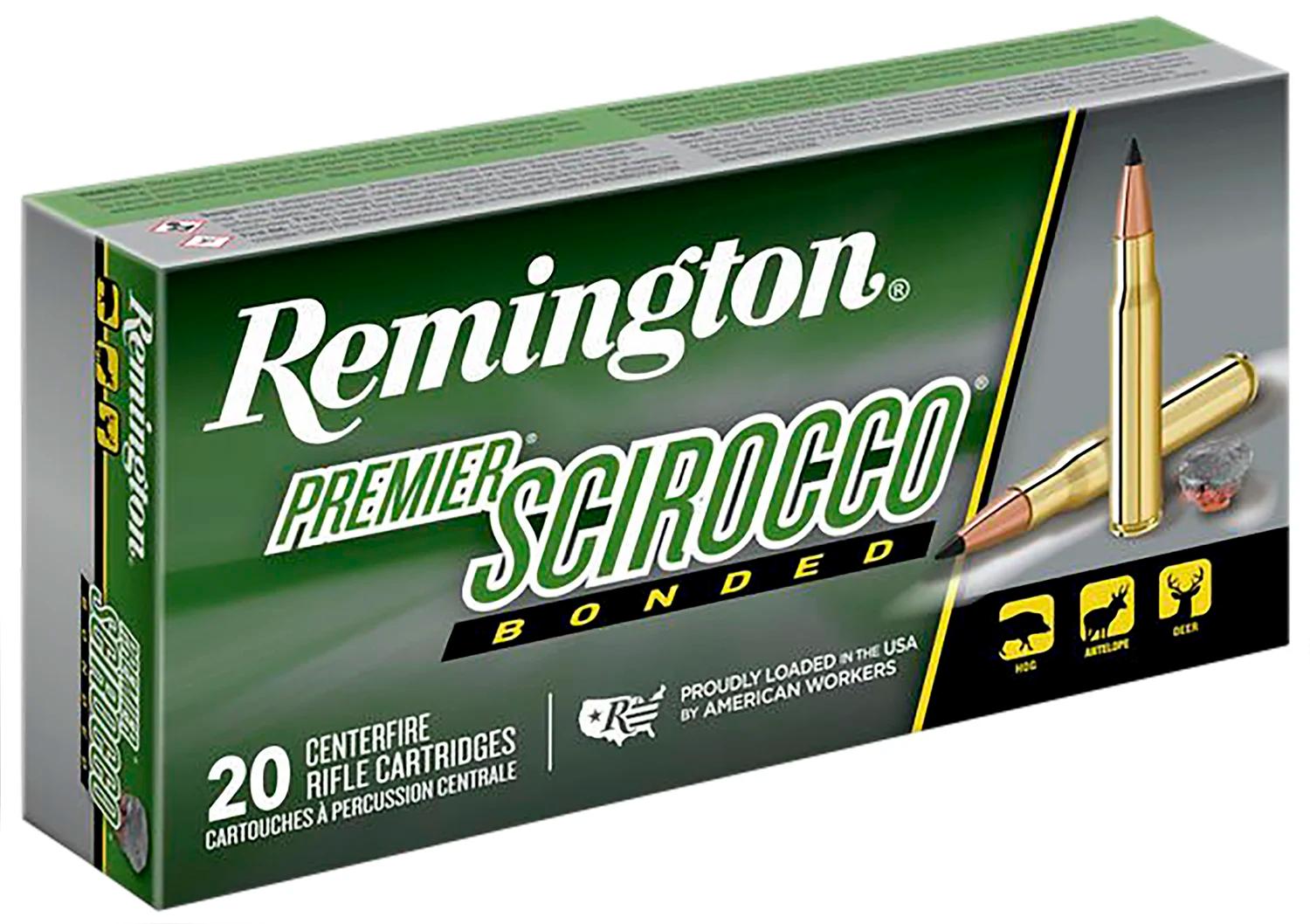 Remington Ammunition 29345 Premier Scirocco Bonded 300WSM 180gr Swift Scirocco Bonded 20 Per Box/10 Case