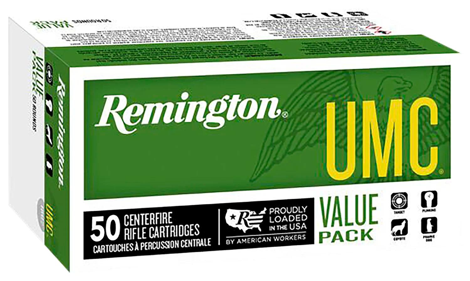 Remington Ammunition 23906 UMC Value Pack 223Rem 45gr Jacketed Hollow Point 50 Per Box/8 Case