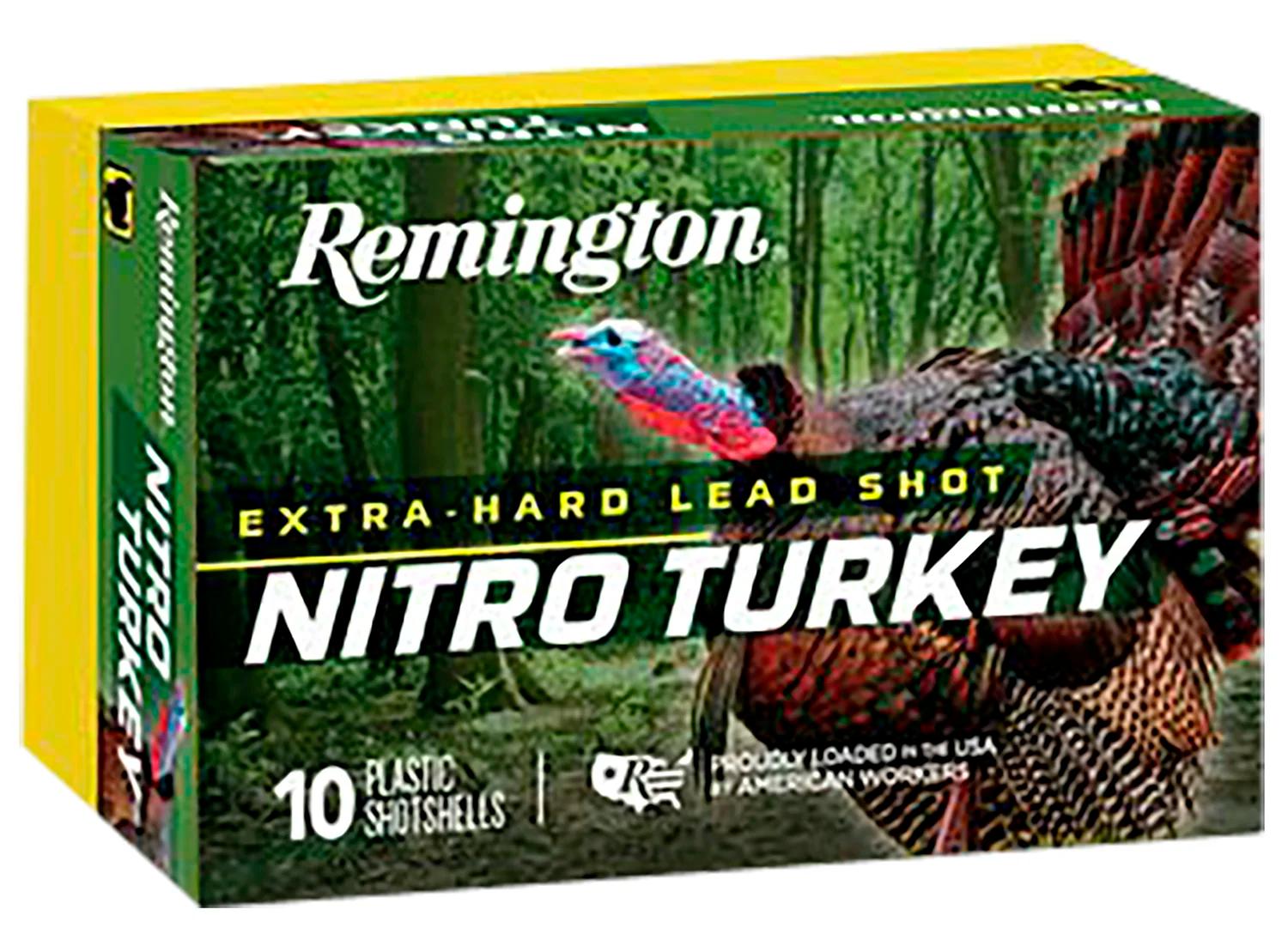 Remington Ammunition 26688 Nitro Turkey  12Gauge 2.75" 1 1/2oz 5Shot 10 Per Box/10 Case